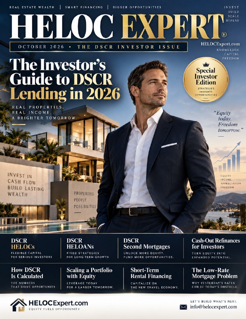 HELOC Expert Magazine October 2026 DSCR Investor Issue cover